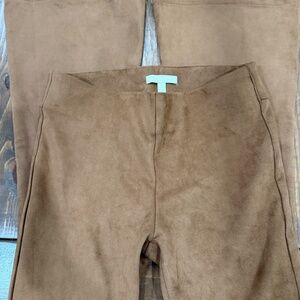 Kids Chelsea and Violet Suede Flare Pants from Dillards